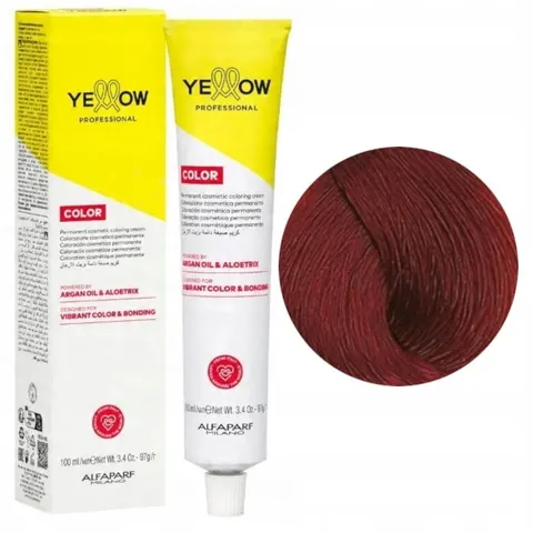 Yellow Profesjonalna farba 6.66S do włosów z olejkiem arganowym 100ml