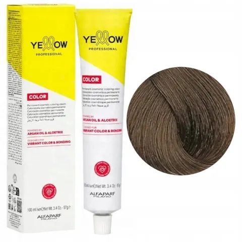 Yellow Profesjonalna farba 7 cool do włosów z olejkiem arganowym 100ml