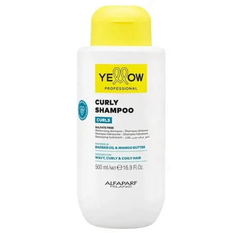 Yellow Curls szampon nawilżający do włosów kręconych 500ml