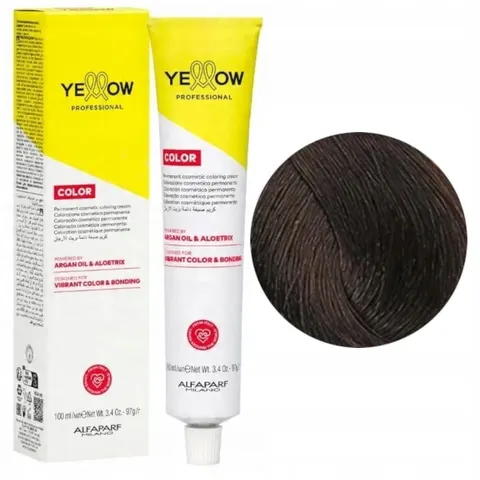 Yellow Profesjonalna farba 7.32 do włosów z olejkiem arganowym 100ml