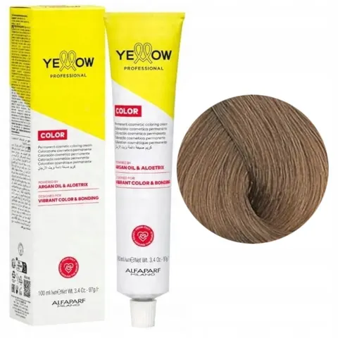 Yellow Profesjonalna farba 8 COOL do włosów z olejkiem arganowym 100ml