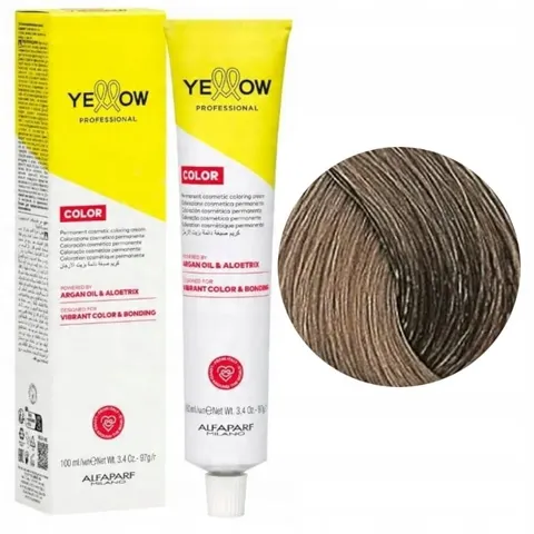 Yellow Profesjonalna farba 8.1 do włosów z olejkiem arganowym 100ml