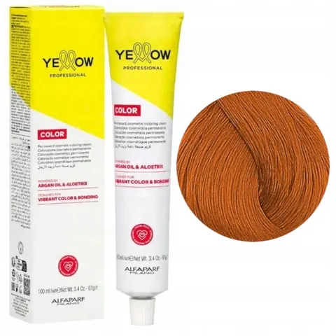 Yellow Profesjonalna farba 8.44+ do włosów z olejkiem arganowym 100ml
