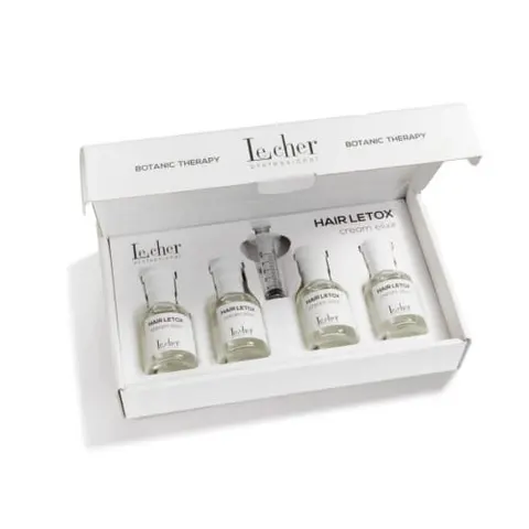 LECHER HAIR LETOX CREAM ELIXIR ampułki odbudowujące do włosów 4x50ml