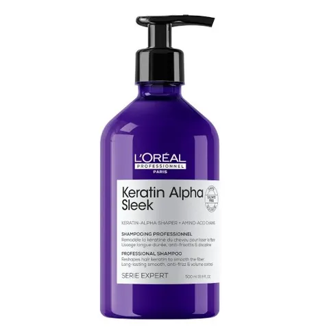 Loreal Expert Keratin Alpha Sleek szampon 500ml