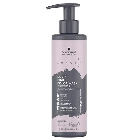 Schwarzkopf Chroma ID Dusty Pink maska koloryzująca różana do włosów 300ml