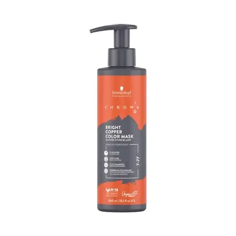 Schwarzkopf Chroma ID Bright Copper 7-77 Maska koloryzująca do włosów 300ml