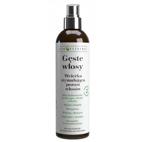 Bioelixire Gęste włosy wcierka stymulująca porost włosów 200 ml