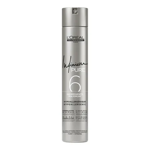 L'oreal professionnel infinium pure strong lakier do włosów, silne utrwalenie, bezzapachowy, 500ml