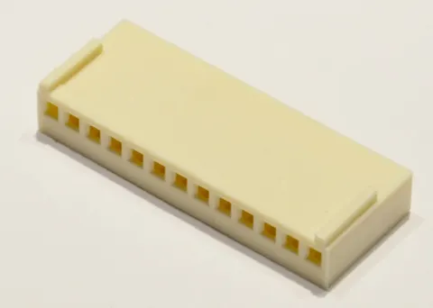 GH13 obudowa gniazda na przewód 13 pin; raster 2,54