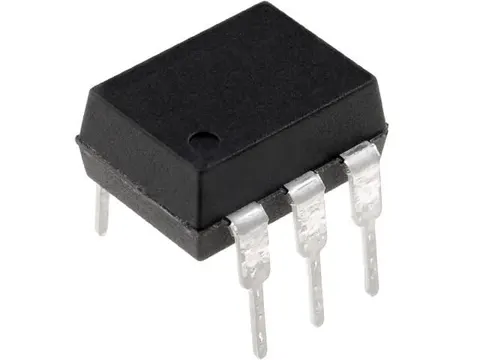 6N137 transoptor, wyjście logiczne; DIP6