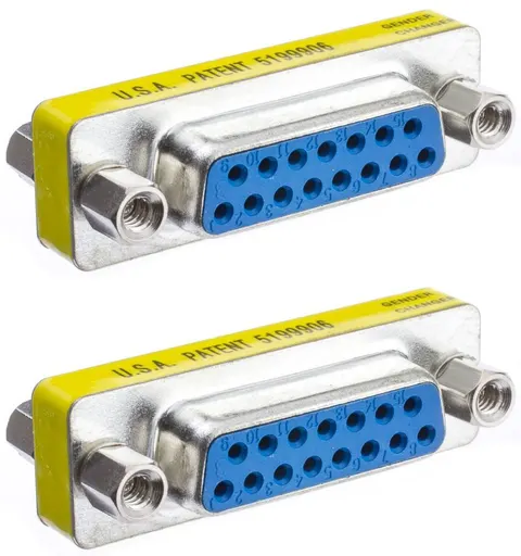 Adapter komputerowy DB15F / (gniazdo-gniazdo)