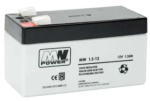 MW 1,3-12 akumulator żelowy AGM 12V / 1,3Ah
