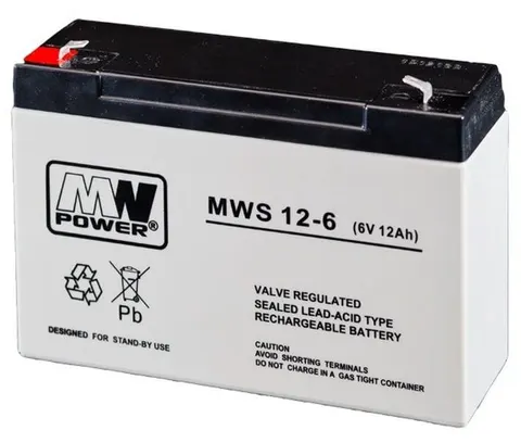 MWS 6-12 akumulator żelowy AGM 6V / 12Ah