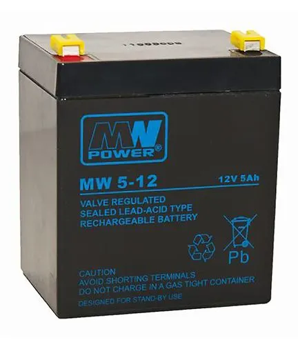MW 5-12 akumulator żelowy AGM 12V / 5Ah