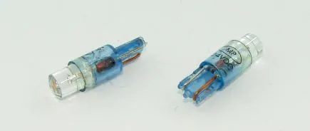 Kontrolka LED samochodowa niebieska 5mm, zas. 24V