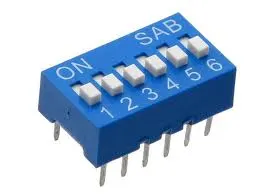 Przełącznik dip switch 6 polowy