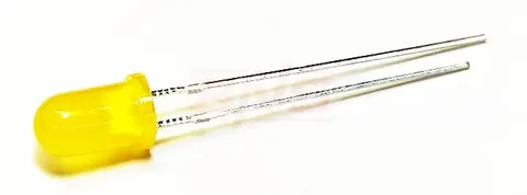 KTL050IDI-U dioda LED 5mm żółta dyfuzyjna, jasność 600-1000mcd