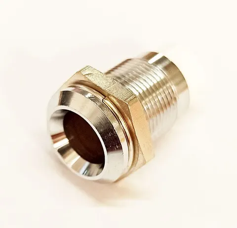 SMB1126 oprawka LED metalowa chromowana wklęsła diody 8mm