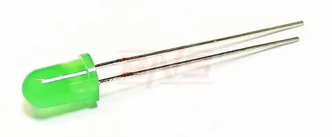 KTL050JDI dioda LED 5mm zielona dyfuzyjna, jasność 40-60mcd