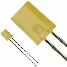 L-383 YDT LED żółta 2x5mm