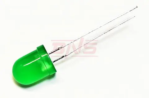 L-793GD dioda LED 8mm zielona , jasność 30-60mcd