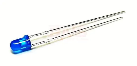 L3BD 500A dioda LED 3mm niebieska dyfuzyjna; jasność 500mcd