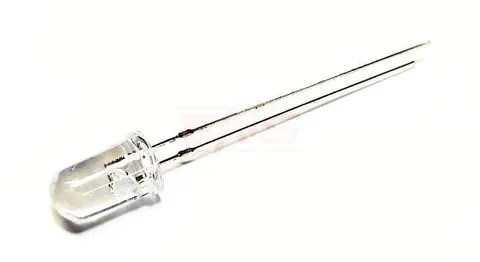 L-5B300A dioda LED 5mm niebieska przeźroczysta, jasność 300mcd