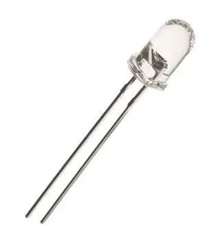 L-5B500A dioda LED 5mm niebieska przeźroczysta 12V