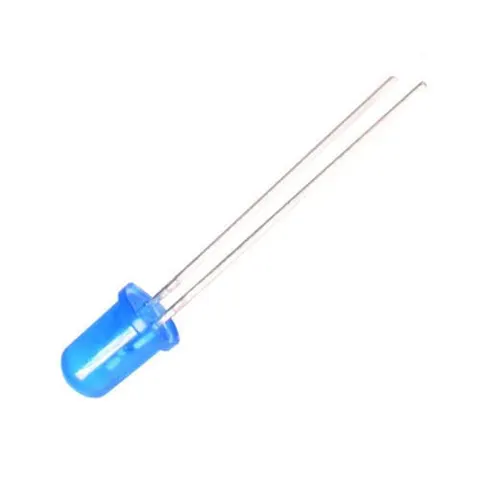 L-5BD500A dioda LED 5mm niebieska dyfuzyjna 500mcd