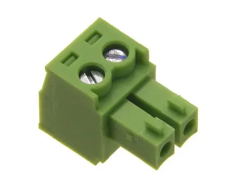 TBMF 3802R listwa zaciskowa żeńska 2pin; raster 3,81mm