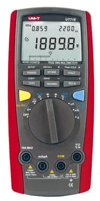 UT71E miernik cyfrowy uniwersalny True RMS, USB 1000V, 10A, 40M, 40mF, 400MHz