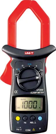 UT205 miernik cęgowy 600Vac/dc, 1000Aac, 40M, 200µF, 10MHz