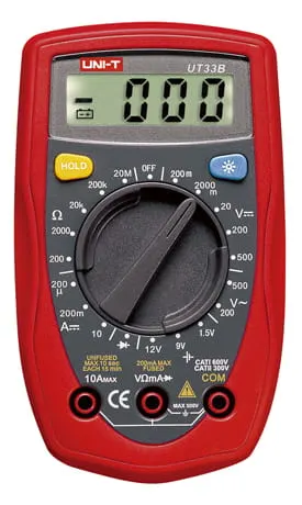 UT33B miernik cyfrowy uniwersalny 600V, 10A, 20M