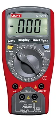 UT50D miernik cyfrowy uniwersalny 1000V, 20A, 20M, 100uF, 20H