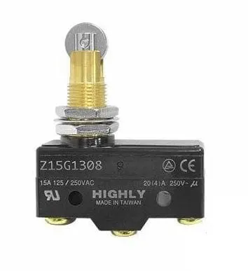 Z15G1308 przełącznik krańcowy trzpień 33,4mm i rolką