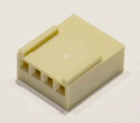 GH04 obudowa gniazda na przewód 4 pin; raster 2,54