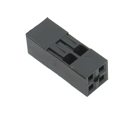 ML04D gniazdo dwurzędowe na przewód 2x2 pin; raster 2,54mm