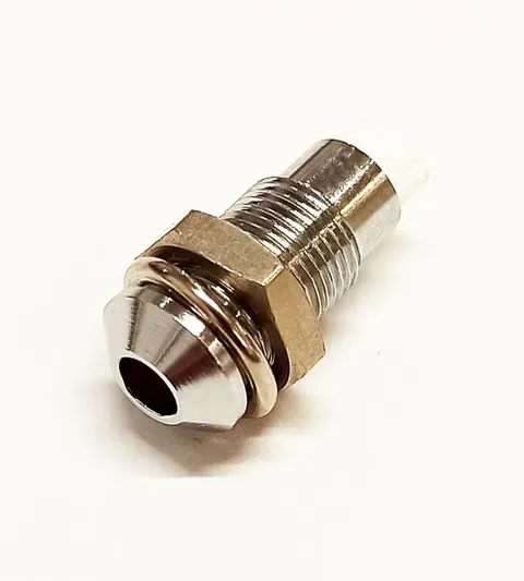 SMQ1069 oprawka LED 3mm metalowa chromowana wypukła diody 3mm