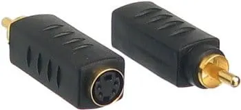 Adapter, przejściówka gniazdo SVHS / wtyk RCA