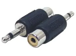 Adapter, przejściówka Jack 3,5mm wtyk / RCA gniazdo