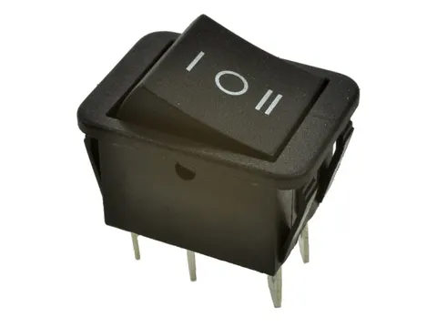 KCD2-223-3 przełącznik kołyskowy stabilny ON-OFF-ON
