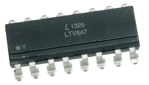 LTV847s transoptor, wyjście tranzystorowe; SO16