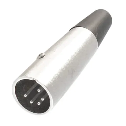 Wtyk mikrofonowy na przewód XLR 5 pin