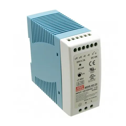 MDR-40-5 zasilacz impulsowy na szynę DIN 5V / 6A / 40W