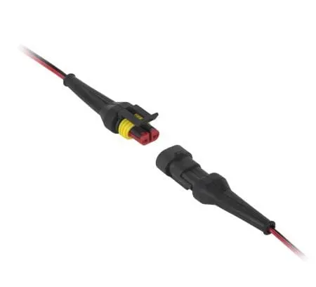 Złącze hermetyczne Superseal, 2 pin z przewodem 20cm