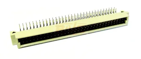 C4162-64MC wtyk DIN 64 kątowy do druku 2 rzędowe