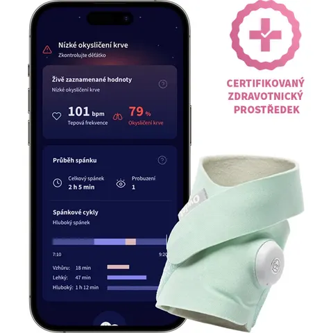 Owlet Dream Sock - Miętowy - Inteligentny monitor