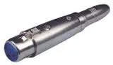 Adapter, przejściówka Jack 6,3mm gniazdo / XLR 3 pin gniazdo