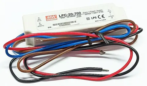 LPC-20-700 wodoszczelny zasilacz impulsowy do LED 3-30V / 0,7A; IP67